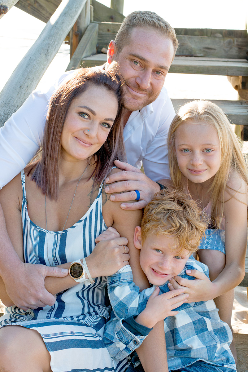 Family portrait session in Mauritius