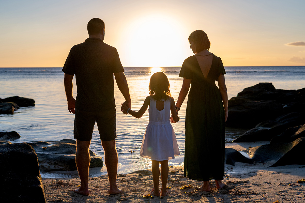 Family beach session Mauritius
