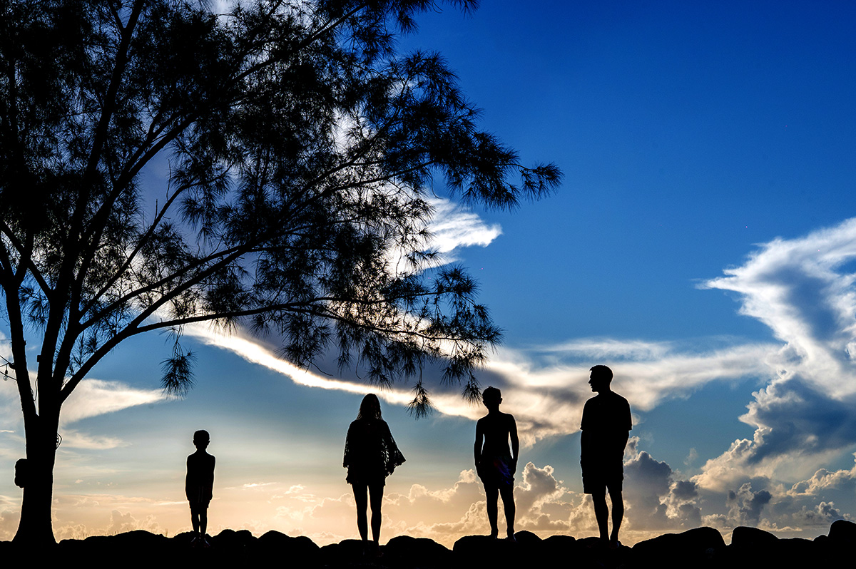 Family portrait Mauritius