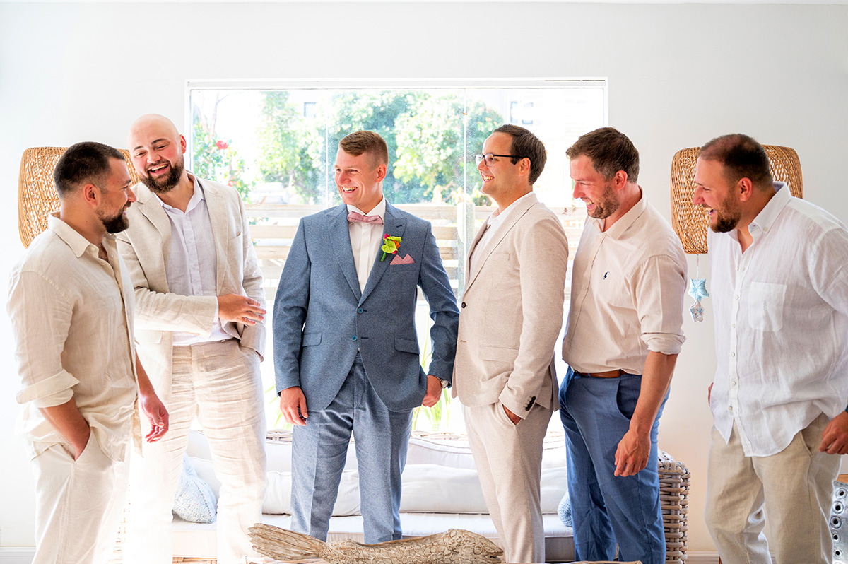 Couple portrait beach Mauritius